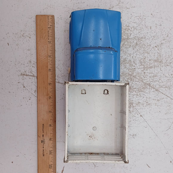 VTG Tonka Blue Stake Truck Pressed Steel Toy 1960s Farm Pickup USA Blue Whit - Picture 10 of 12